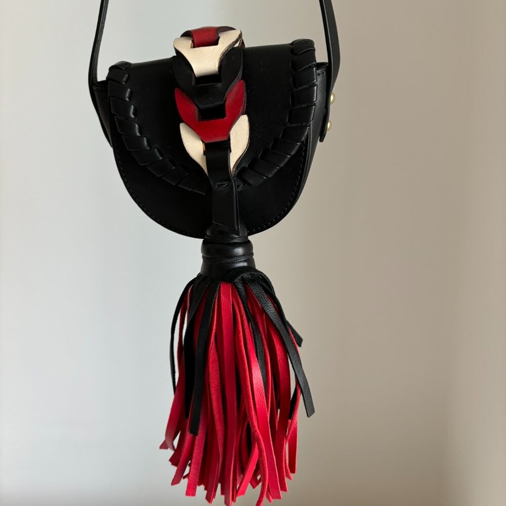 RED Valentino mini bag with long straps